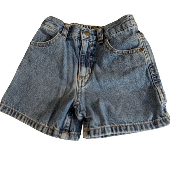 Faded Glory Vintage Infant Carpenter Denim Jean Shorts Y2k - Picture 2 of 6